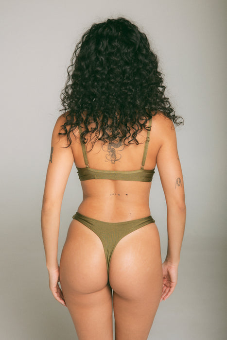 Olive Surf Top