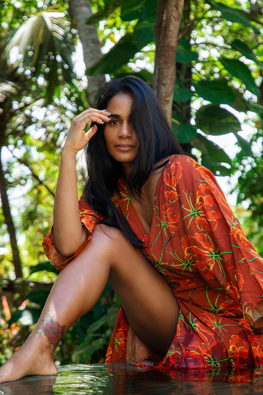 'Gabrielle' Dress - Blk Dragonfly