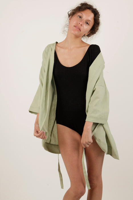 Natural Kimono - Mint