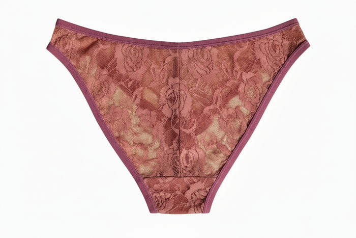 Lace Undies - Coral