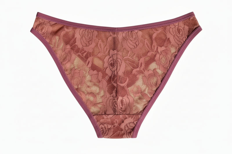 Lace Undies - Coral