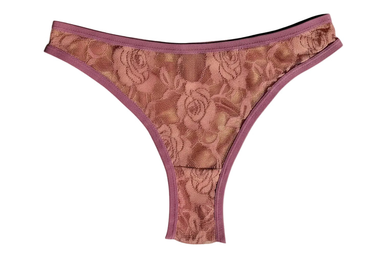 Lace Undies - Coral