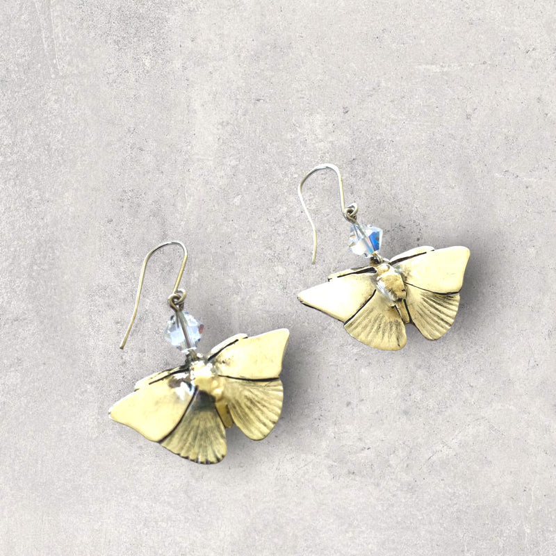 Butterfly Swarovski Crystal Earrings