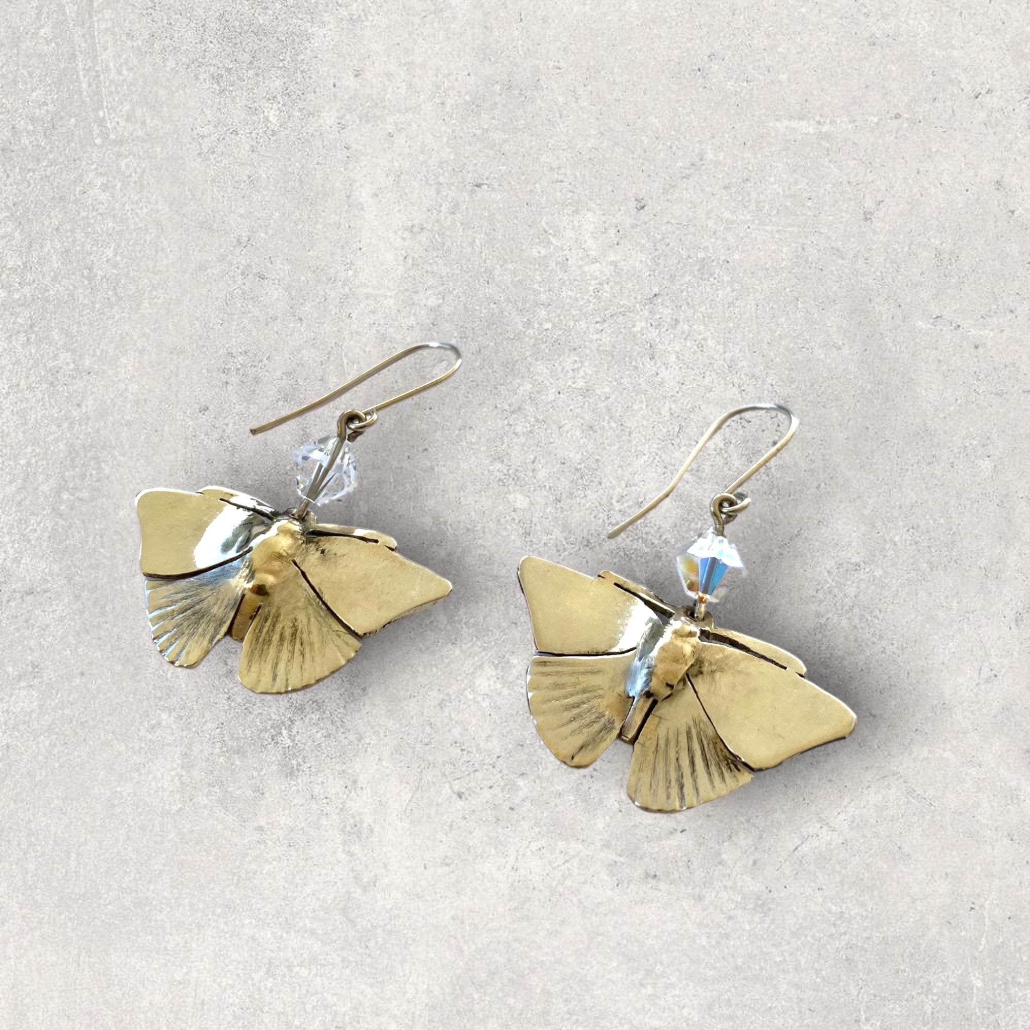 Butterfly Swarovski Crystal Earrings