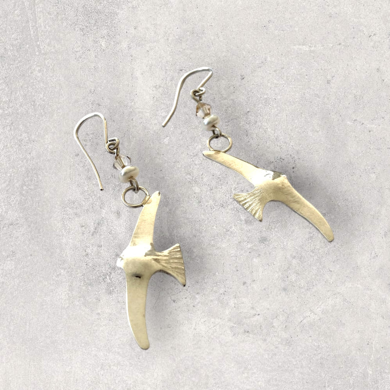 Large Swallow Earrings