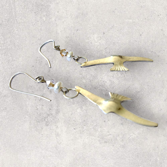 Large Swallow Earrings