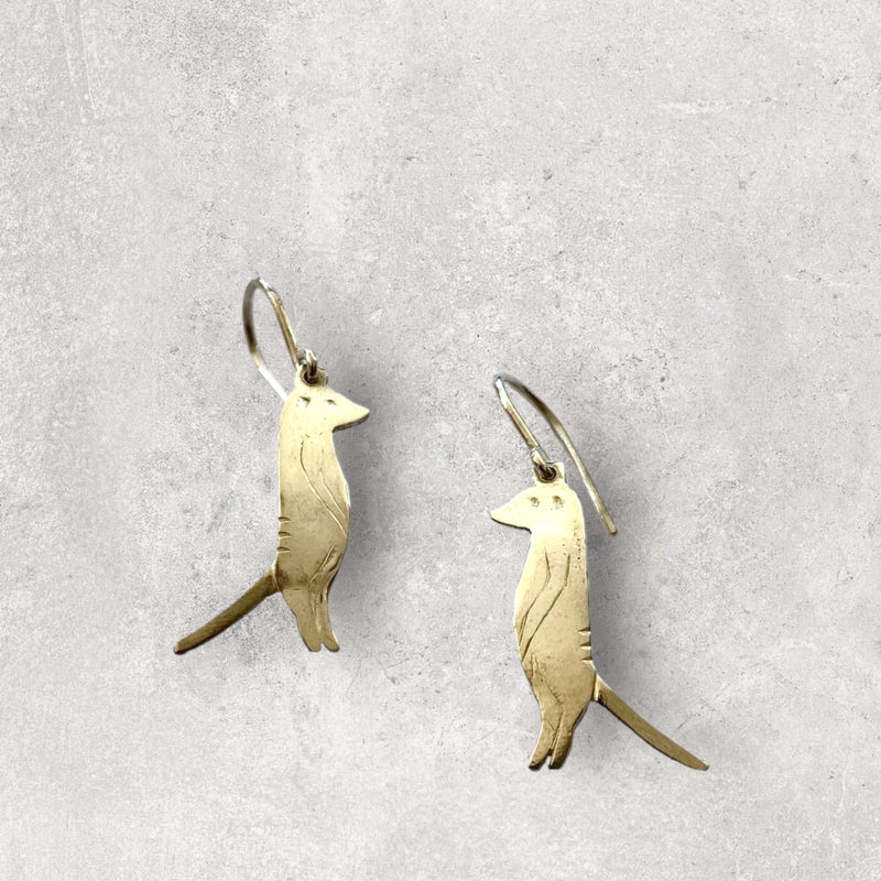 Meerkat Earrings