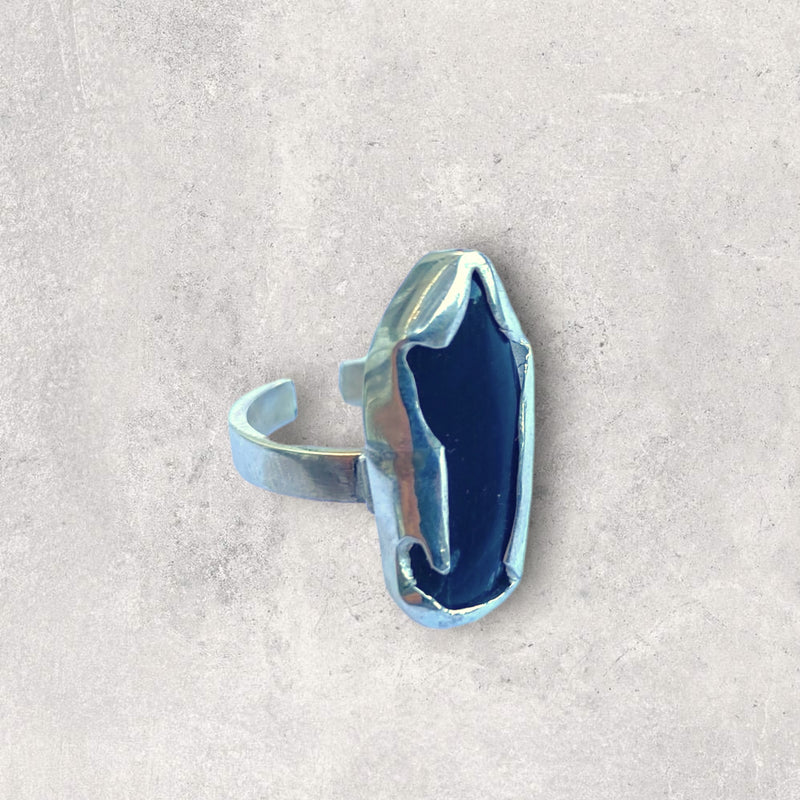 Blue Tiger's Eye Ring