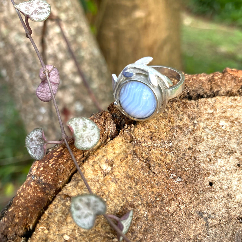 Banded Agate Ring