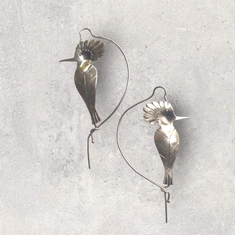 Hoopoe Earrings