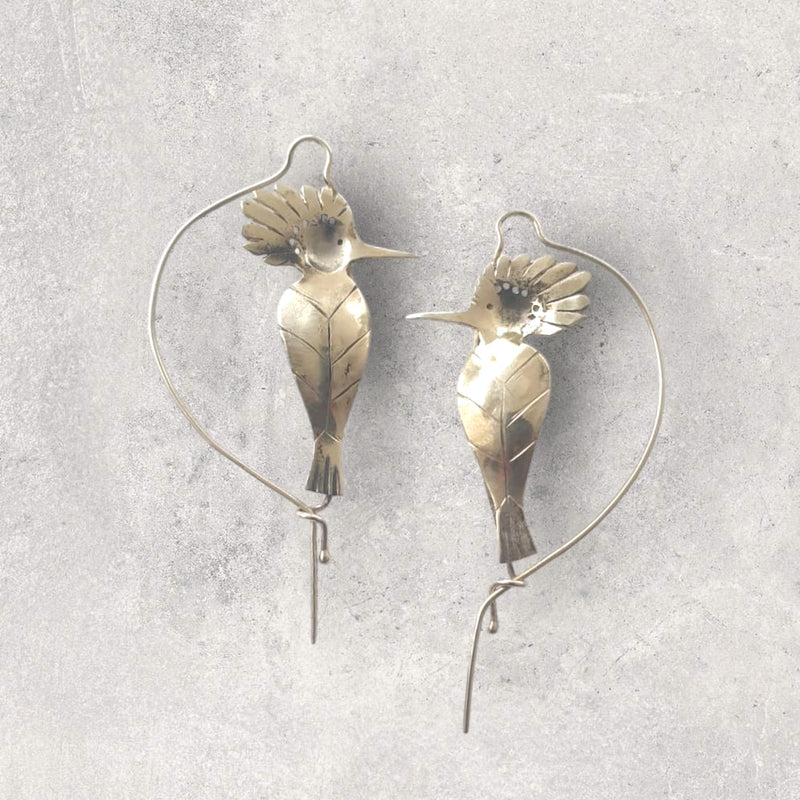 Hoopoe Earrings