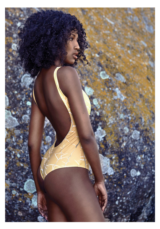 Acacia Thorn Backless One-Piece